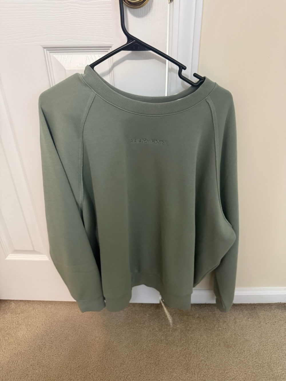 Savage X Fenty Olive Green Crewneck Sweater